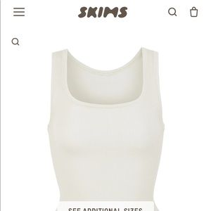 SKIMS cotton rib tank